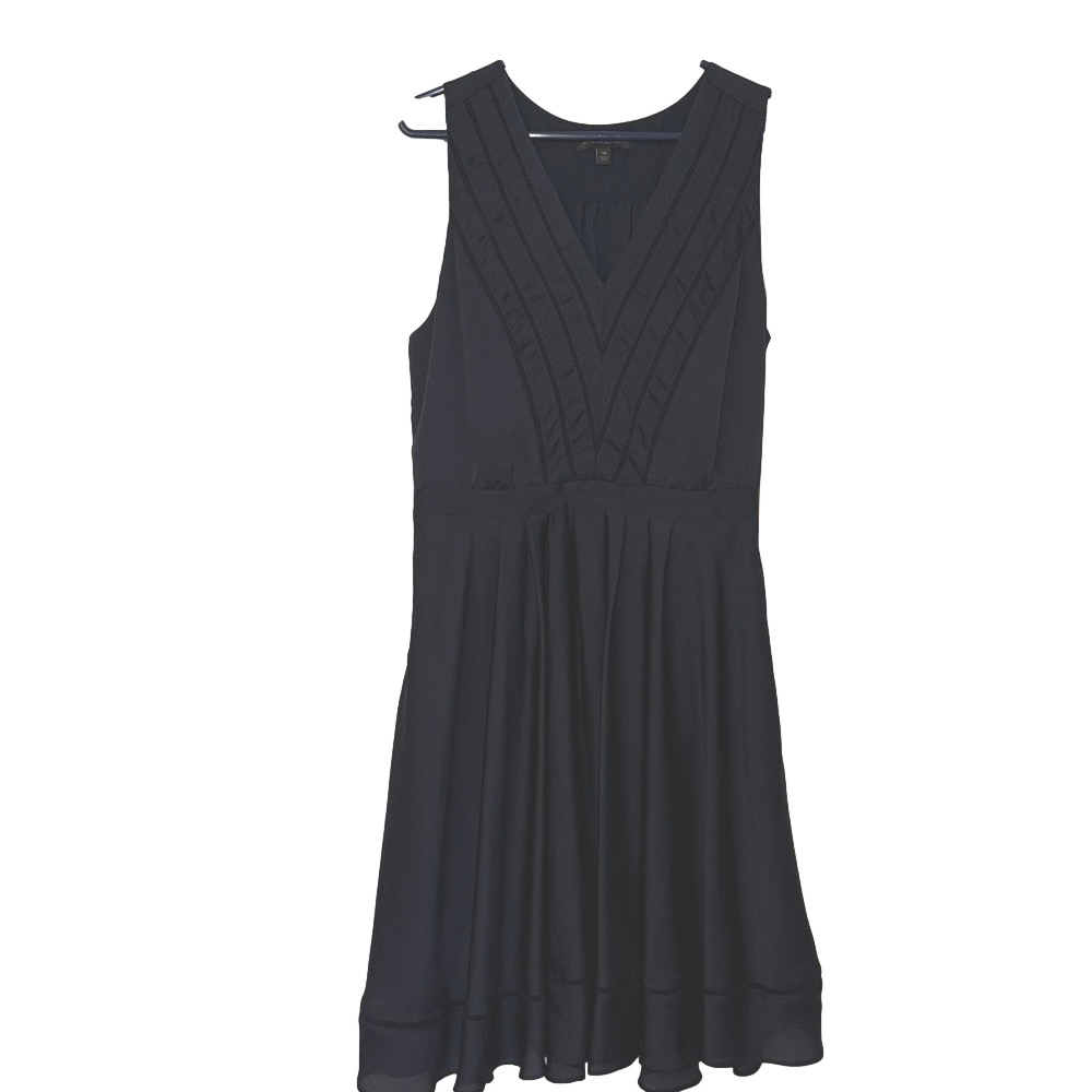 Banana Republic Navy Work Dress Sleeveless Women’s Size 10